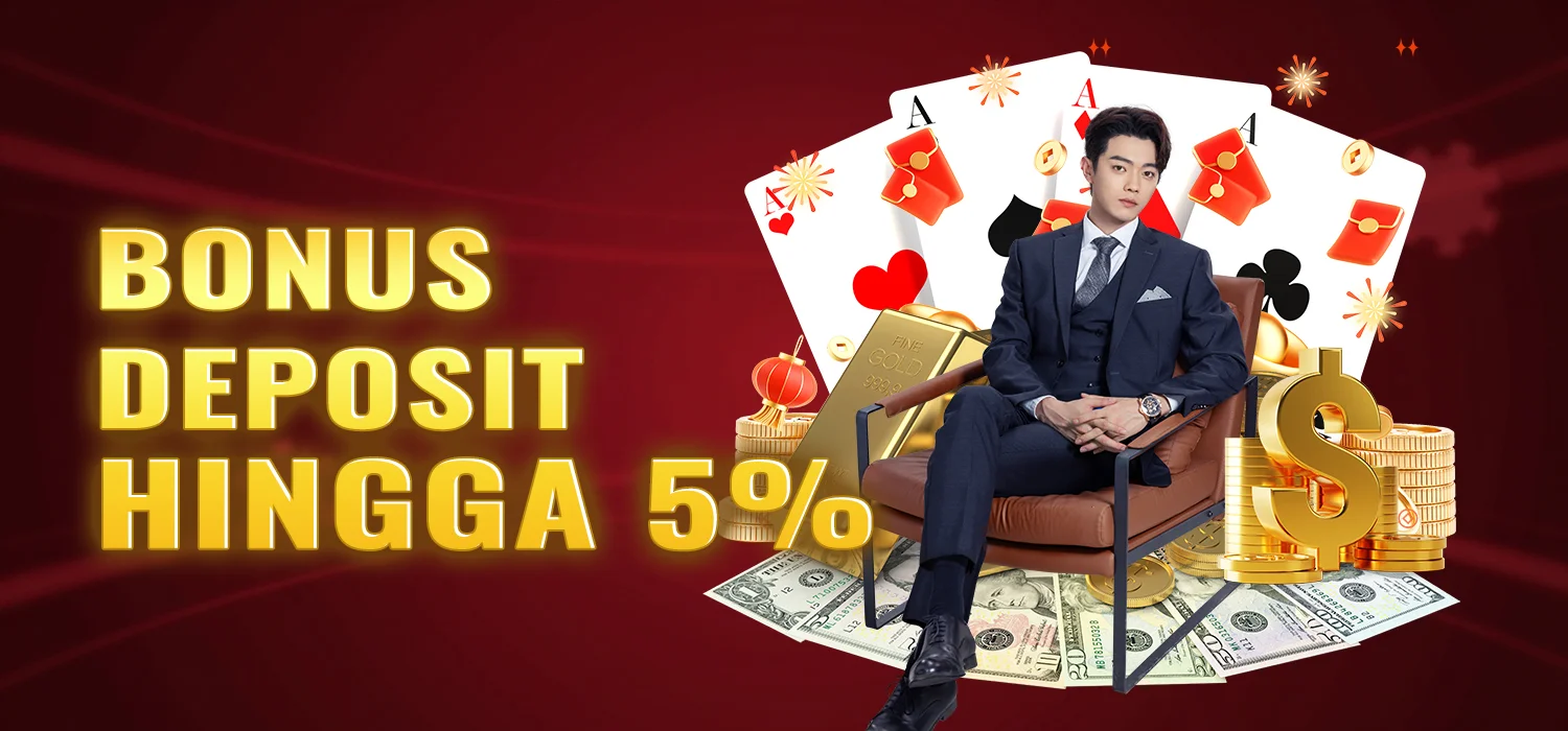 Bonus Deposit Biasa 5%